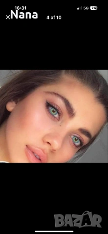 Цветни лещи сини,зелени, сиви, лешников кафяв цвят , снимка 5 - Козметика за лице - 47035856