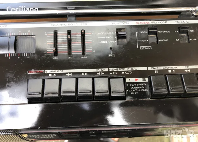 радиокасетофон HITACHI TRK W350E, снимка 6 - Радиокасетофони, транзистори - 55426766