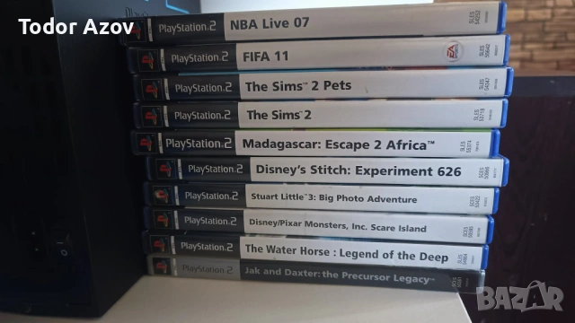 Профилактирана PS2 Fat + 10 оригинални игри (Disney и др.), снимка 2 - PlayStation конзоли - 54407857