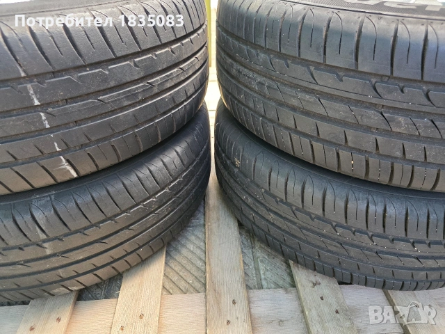 Лети джанти 17ки 5х112 Hyundai + летни гуми 225/60/17 Hankook, снимка 12 - Гуми и джанти - 55082044