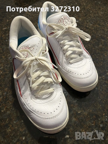 NIKE мъжки маратонки лимитирани W AIR JORDAN 2 RETRO LOW "UNC TO CHICAGO", снимка 2 - Спортни обувки - 54401618