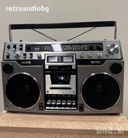 🔈Ретро радиокасетофон  AIWA TRP-955K -  boombox - Japan🔈, снимка 2 - Радиокасетофони, транзистори - 54638676