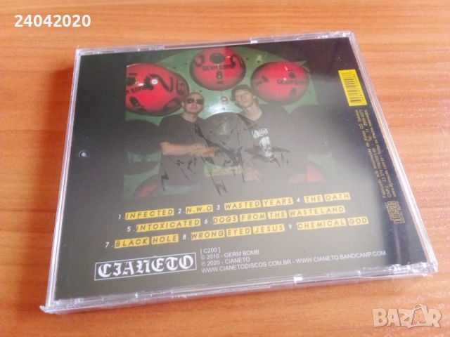NEW! Germ Bomb – Infected From Birth Crossover/Thrash from Sweden, снимка 2 - CD дискове - 55155072