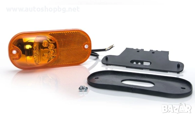 LED Странична Габаритна Лампа с Мигач W161 – Универсална 12V/24V, снимка 2 - Аксесоари и консумативи - 54640445
