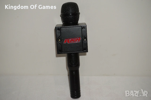 Рядък Кеч Микрофон WWE Jakks Pacific Talking Wrestling Mic 2007, снимка 9 - Друга електроника - 54274897