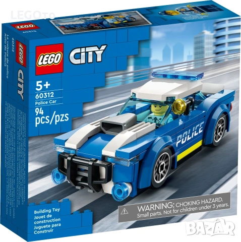 НОВО ЛЕГО 60312 Сити - Полицейска кола LEGO 60312 City - Police Car