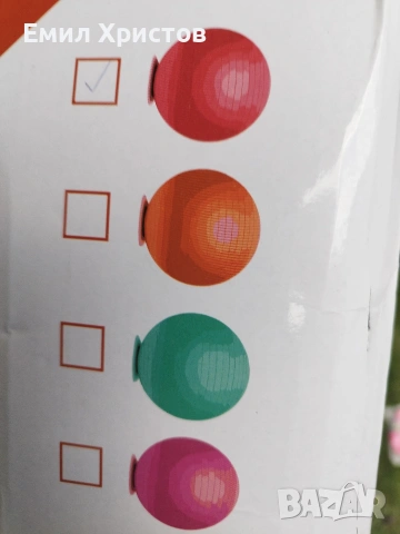 Фитнес топка 55 см, снимка 2 - Йога - 53927258