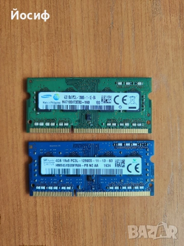Рам памет за лаптоп DDR3L 4GB 1600 Mhz, 12800S