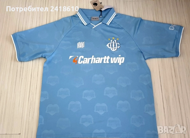 Carhartt Wip Hartt`s Football Shirt Mens Size L НОВО! ОРИГИНАЛ! Мъжка Тениска!, снимка 4 - Тениски - 54975555