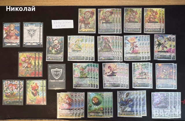 Vanguard Dream-spinning Ahsha deck + Ahsha sleeves + bulk, снимка 2 - Карти за игра - 54716465