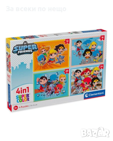 ✨Детски пъзел Clementoni 4 in1 Super Kitties/Bluey/Super Friends/PeppaPig, снимка 3 - Игри и пъзели - 54775996