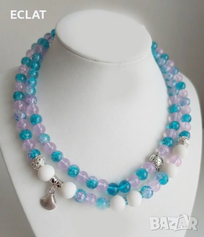 Авторски двуреден чокър "Ocean Glam"