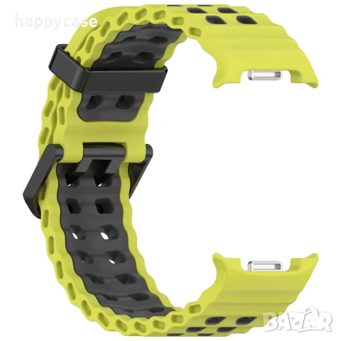 Samsung Galaxy Watch8 44 mm 40 mm / 8 Classic 46 mm / MARINE Силиконова каишка, снимка 9 - Каишки за часовници - 54347693