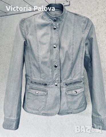 MaxMara Weekend оригинал: Емблематично яке в най- актуалния сив нюанс, снимка 15 - Якета - 54358936