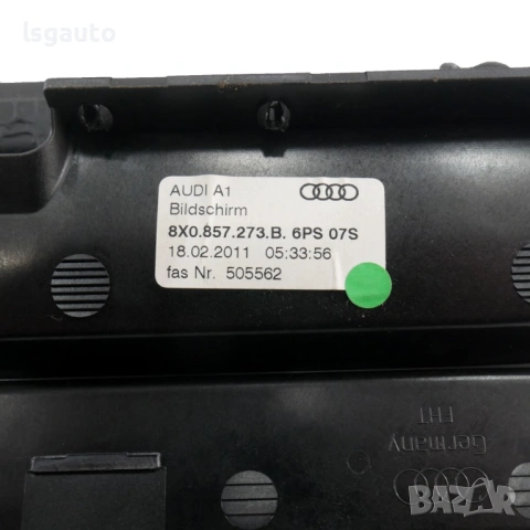 Дисплей AUDI A1 (8X) 2010-2018 ID: 161314 ОЕМ № 8X0857273B, снимка 4 - Части - 54779388