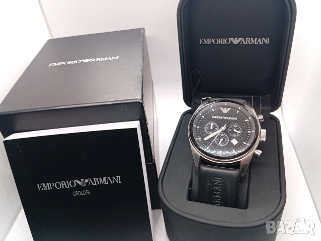 Emporio Armani AR-0527 Мъжки часовник в кутия с документи 
