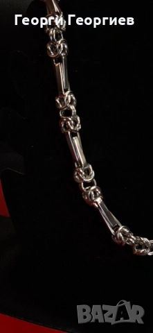 Сребърен ланец 925, снимка 5 - Колиета, медальони, синджири - 54125041