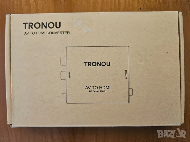 Tronou AV към HDMI конвертор, 1080P/720P, снимка 4 - Кабели и адаптери - 55594462