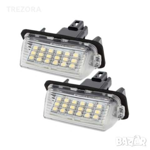 2 бр. LED плафони Toyota Camry,Yaris,Prius C,Highlander,Corolla,Avalon