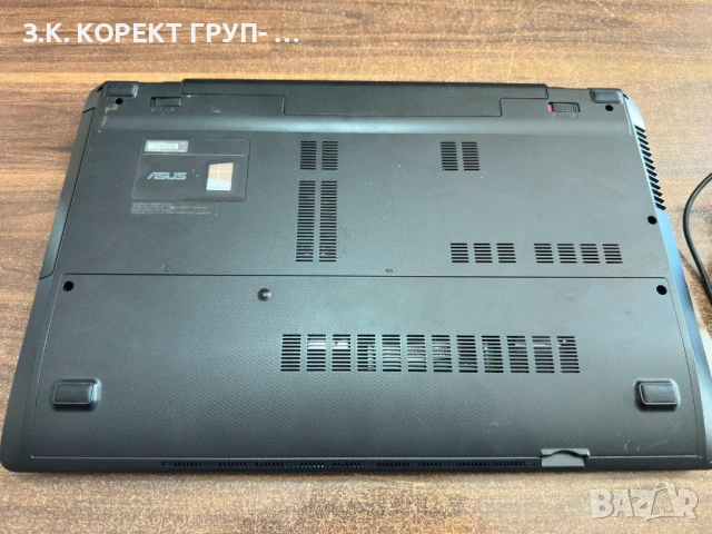 Лаптоп Asus 17", Intel Pentium 2020M, 8gb Ram, снимка 4 - Лаптопи за дома - 54312445