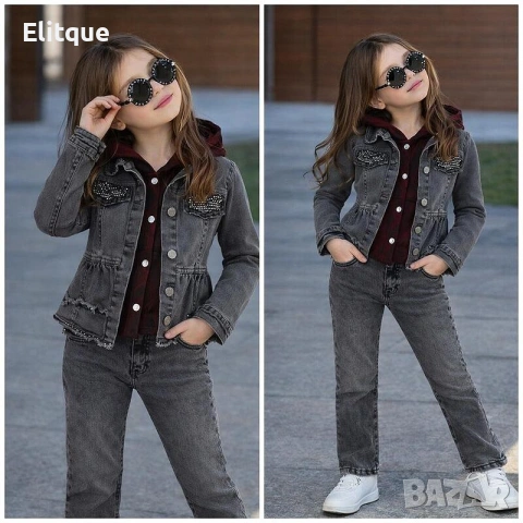 детски комплект деним , снимка 4 - Детски комплекти - 54216143