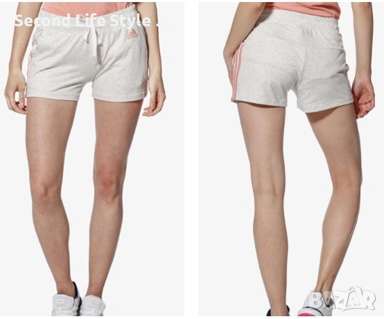 Adidas оригинални дамски спортни къси панталонки - шорти р-р L, снимка 2 - Къси панталони и бермуди - 54019616