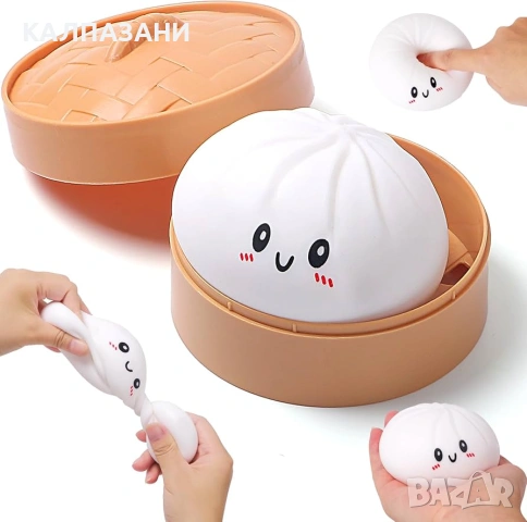 Squishy Dumplings, 10 см - Скуиши антистрес играчки , снимка 4 - Фигурки - 54628610