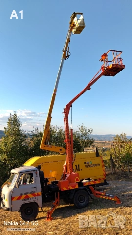 Автовишка АГП-9 УАЗ 3303, снимка 2 - Индустриална техника - 54401051