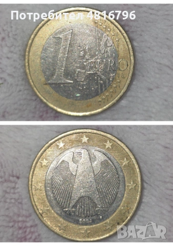 1 евро 2004 Германия
