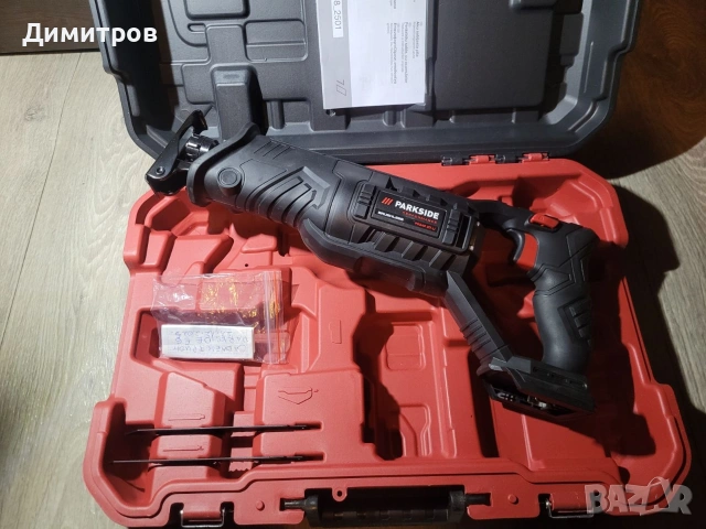 Саблен трион Parkside PSSAP 20-Li Е6, снимка 4 - Триони и циркуляри - 55099954