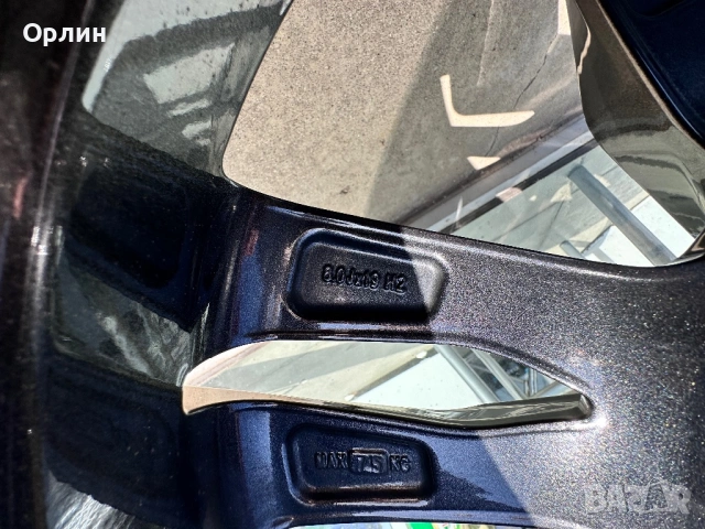 Продавам джанти 19” MSW 71 Gloss dark grey full polished, снимка 5 - Гуми и джанти - 54700108