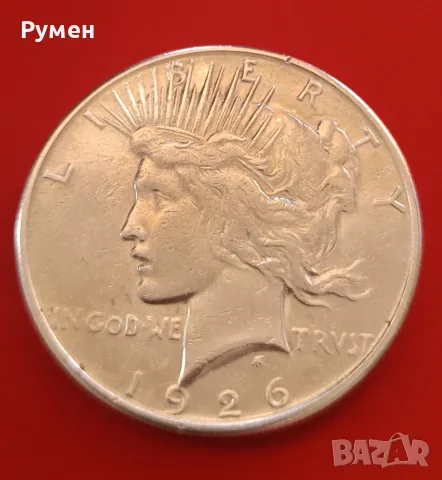 1 Dollar USA-1926 г.Сребро!Изгодно!, снимка 3 - Нумизматика и бонистика - 40548327
