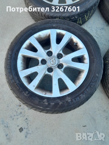 Джанти за  Мазда 16" с гуми 205/55/16 , снимка 2 - Гуми и джанти - 54215734