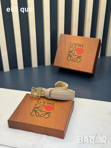 колан от естествена кожа в кутия 2см loewe, снимка 7 - Колани - 55219445