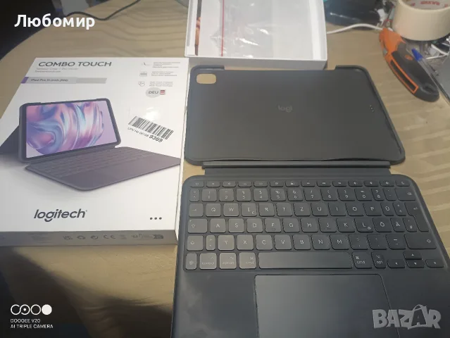 Калъф-клавиатура Logitech Combo Touch за iPad Pro 11-инчов (M4) - подвижна клавиатура , снимка 6 - Лаптоп аксесоари - 55473349