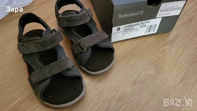 нови кожени сандали Timberland, 26ти номер, снимка 2 - Детски сандали и чехли - 55481036