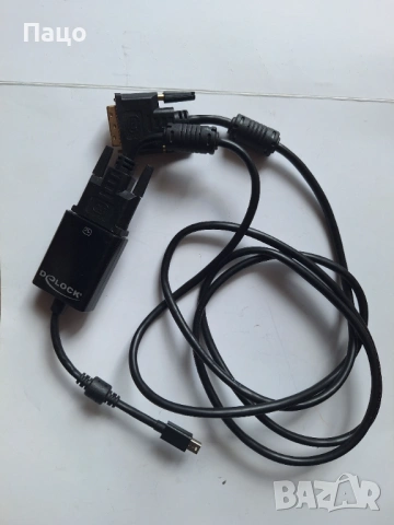 Delock Adapter mini DisplayPort 1.2 male > DVI female 4K , снимка 7 - Лаптоп аксесоари - 54246338