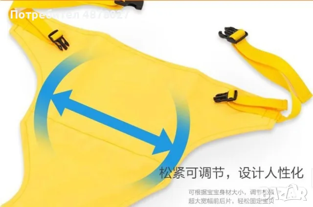 Nippon Tex Japan Genuine сгъваем бебешки колан за стол  за хранене Бебешки колан за хранене, снимка 6 - Столчета за хранене - 55546163