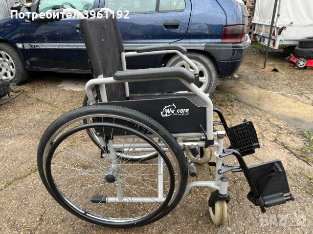 Ръчна инвалидна количка згаваемо WE CARE, снимка 3 - Детски велосипеди, триколки и коли - 54154615
