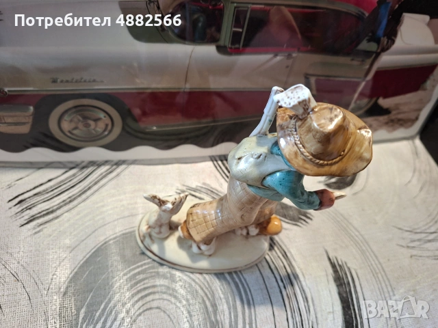 Немска порцеланова фигура, снимка 8 - Статуетки - 55258696