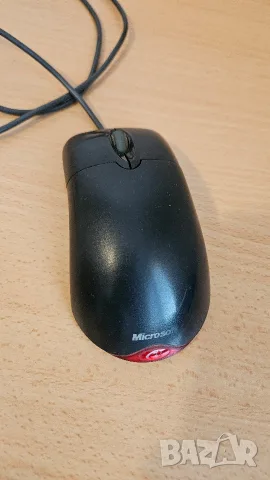 Ретро геймърска мишка Microsoft Wheel Mouse Optical 1.1A (Черна / OEM), снимка 3 - Клавиатури и мишки - 55586295