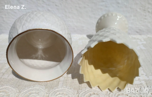 Красиви и различни съдове на Belleek Ирландия, снимка 8 - Декорация за дома - 54966412