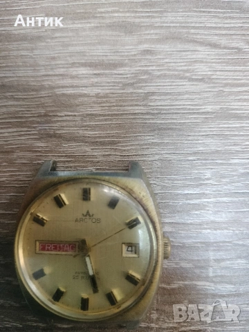 Винтидж швейцарски часовник Arctos Automatic 25 Rubis