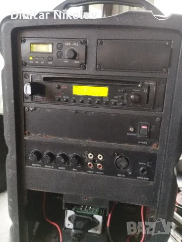 MONACOR TXA-800CD активна тонколона с компакт диск и USB , снимка 6 - Тонколони - 55645665