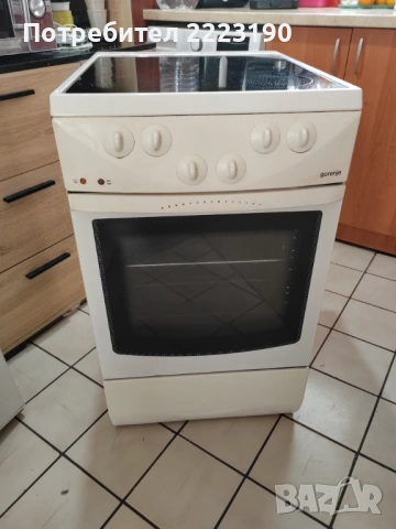 Готварска печка Gorenje (50 см) – Керамичен плот , снимка 9 - Печки, фурни - 54782149