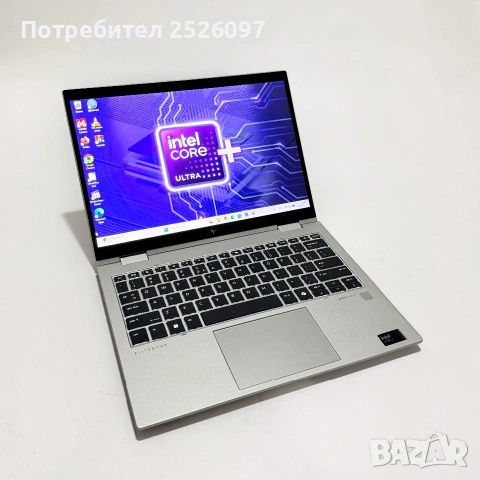 HP EliteBook x360 G11/Ultra 7 165U/32GB DDR5/WUXGA Touch/512GB NVMe, снимка 2 - Лаптопи за работа - 55026867