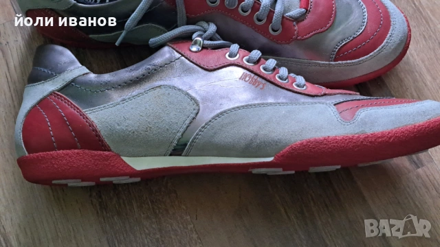 Hobbys-спортни мъжки кожени обувки 45 номер, снимка 4 - Маратонки - 54077794