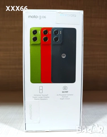 Телефон Motorola g06, 4GB RAM, 64GB ROM, Android 15, снимка 10 - Motorola - 55100254