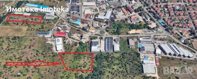 Парцел за бизнес 11 дка. в промишлена зона Аксаково, снимка 2 - Парцели - 54355313