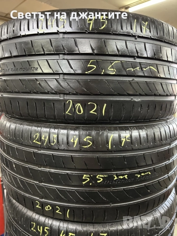 Гуми 245/45/17 4 Броя Летни, снимка 2 - Гуми и джанти - 55444020